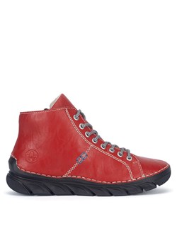 Rieker Trzewiki 55020-33 Czerwony ze sklepu MODIVO w kategorii Botki - zdjęcie 187653735