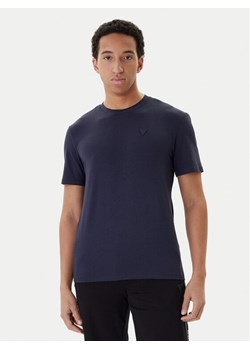 Guess T-Shirt Z2YI12 JR06K Granatowy Regular Fit ze sklepu MODIVO w kategorii T-shirty męskie - zdjęcie 187653789