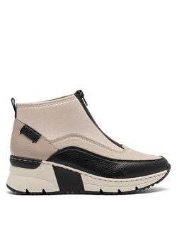 Rieker Botki N6352-60 Beżowy ze sklepu MODIVO w kategorii Botki - zdjęcie 187653868