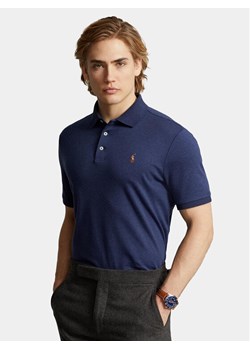Polo Ralph Lauren Polo 710704319033 Granatowy Custom Slim Fit ze sklepu MODIVO w kategorii T-shirty męskie - zdjęcie 187654035