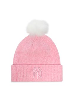 New Era Czapka New York Yankees Chenille Beanie 60284837 Różowy ze sklepu MODIVO w kategorii Czapki zimowe damskie - zdjęcie 187654095