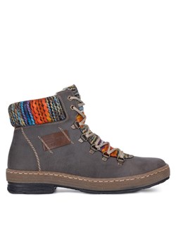 Rieker Trzewiki Z6743-45 Szary ze sklepu MODIVO w kategorii Botki - zdjęcie 187654128