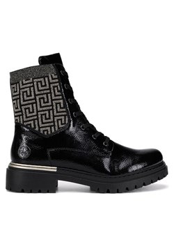 Rieker Trzewiki 72607-00 Czarny ze sklepu MODIVO w kategorii Botki - zdjęcie 187654167