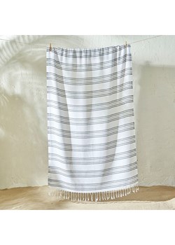 BELLA MAISON Ręcznik plażowy &quot;Stripe&quot; w kolorze biało-szarym ze sklepu Limango Polska w kategorii Ręczniki - zdjęcie 187660768