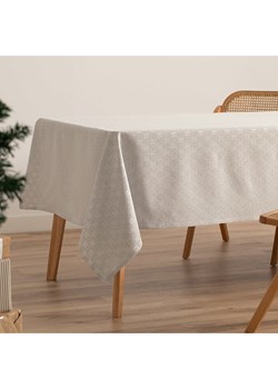 GAMUSI Obrus &quot;Merry Christmas&quot; w kolorze jasnoszaro-srebrnym ze sklepu Limango Polska w kategorii Obrusy i bieżniki - zdjęcie 187660846