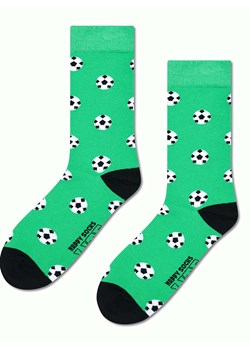 Happy Socks Skarpety &quot;Soccer&quot; w kolorze zielonym ze sklepu Limango Polska w kategorii Skarpetki męskie - zdjęcie 187660868
