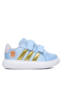 adidas Sneakersy Disney Frozen Grand Court 3.0 JQ4355 Błękitny ze sklepu MODIVO w kategorii Buty sportowe dziecięce - zdjęcie 187661185
