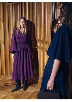 Mohito - Szyfonowa sukienka maxi - ciemny fiolet ze sklepu Mohito w kategorii Sukienki - zdjęcie 187661857