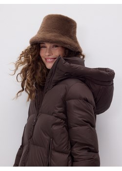 Reserved - Kapelusz ze sztucznego futerka - brązowy ze sklepu Reserved w kategorii Kapelusze damskie - zdjęcie 187662218