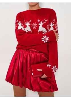 Sinsay - Sweter świąteczny - czerwony ze sklepu Sinsay w kategorii Swetry damskie - zdjęcie 187662547