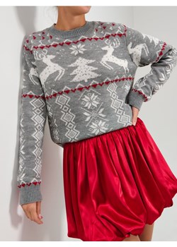 Sinsay - Sweter świąteczny - szary ze sklepu Sinsay w kategorii Swetry damskie - zdjęcie 187662548