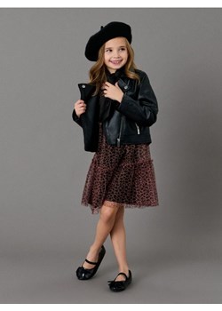 Sinsay - Ramoneska z imitacji skóry - czarny ze sklepu Sinsay w kategorii Kurtki dziewczęce - zdjęcie 187662556