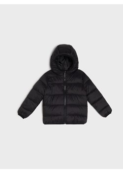Sinsay - Pikowana kurtka z kapturem z lekkim ociepleniem - czarny ze sklepu Sinsay w kategorii Kombinezony i kurtki - zdjęcie 187662577