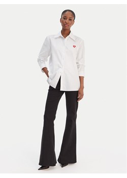 HUGO Koszula Erselia 50556398 Biały Regular Fit ze sklepu MODIVO w kategorii Koszule damskie - zdjęcie 187662918