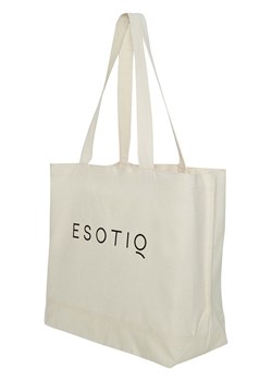 Esotiq bawełniana torba damska Canvas 44266-01X, Kolor kremowy, Esotiq ze sklepu Primodo w kategorii Torby materiałowe - zdjęcie 187663258