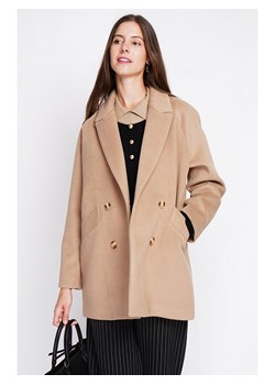 ASSUILI Płaszcz przejściowy w kolorze beżowym ze sklepu Limango Polska w kategorii Płaszcze damskie - zdjęcie 187663348