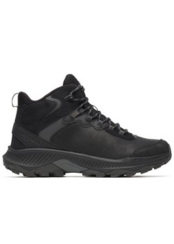 Buty męskie Merrell Speed Strike 2 Leather Mid Waterproof J038071 - czarne ze sklepu streetstyle24.pl w kategorii Buty sportowe męskie - zdjęcie 187663535