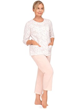 Bawełniana piżama damska z długimi spodniami Maria II 201 33, Kolor ecru-beżowy, Rozmiar M, MARTEL ze sklepu Intymna w kategorii Piżamy damskie - zdjęcie 187663559