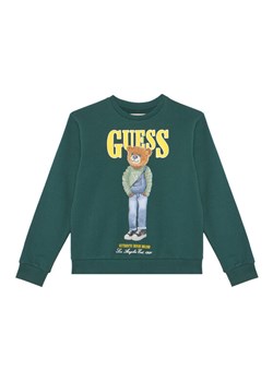 Guess Bluza L6RQ05 KAD74 Zielony Regular Fit ze sklepu MODIVO w kategorii Bluzy chłopięce - zdjęcie 187664957