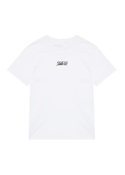 Guess T-Shirt L6RI10 K8HM4 Biały Regular Fit ze sklepu MODIVO w kategorii T-shirty chłopięce - zdjęcie 187664967