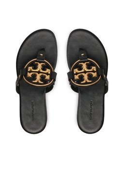Tory Burch Japonki Metal Miller 136593 Czarny ze sklepu MODIVO w kategorii Klapki damskie - zdjęcie 187665005