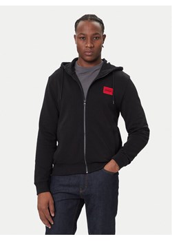 Hugo Bluza Daple212 50447972 Czarny Regular Fit ze sklepu MODIVO w kategorii Bluzy męskie - zdjęcie 187665039