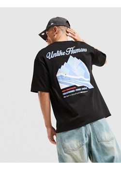UNLIKE HUMANS T-SHIRT BOARDER TEE BLK-BLK ze sklepu JD Sports  w kategorii T-shirty męskie - zdjęcie 187665628