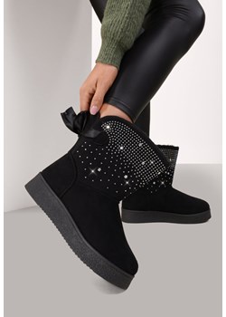 Czarne Śniegowce Susitna ze sklepu renee.pl w kategorii Śniegowce damskie - zdjęcie 187665646