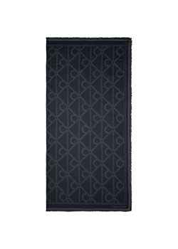 Calvin Klein Szalik damski Kobiety Modal czarny wzorzysty ze sklepu vangraaf w kategorii Szaliki i chusty damskie - zdjęcie 187665665
