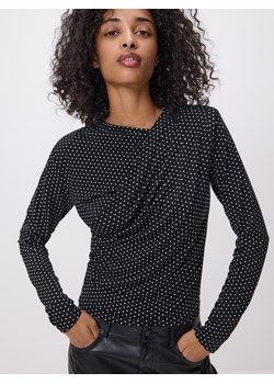 Reserved - Bluzka w kropki - czarny ze sklepu Reserved w kategorii Bluzki damskie - zdjęcie 187666135