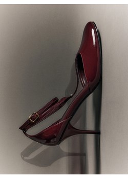 Reserved - Lakierowane czółenka - bordowy ze sklepu Reserved w kategorii Czółenka - zdjęcie 187666235