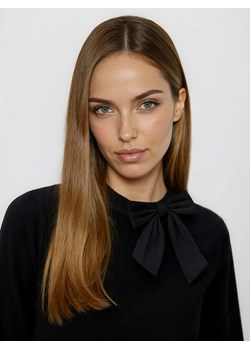 Reserved - Sweter z ozdobną kokardą - czarny ze sklepu Reserved w kategorii Swetry damskie - zdjęcie 187667429