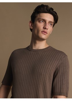 Reserved - T-shirt z dodatkiem CIRCULOSE® - oliwkowy ze sklepu Reserved w kategorii T-shirty męskie - zdjęcie 187667487