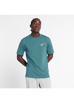 Koszulka męska New Balance MT41908NUS – niebieska ze sklepu New Balance Poland w kategorii T-shirty męskie - zdjęcie 187667597