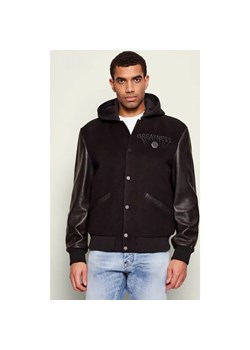 Philipp Plein Kurtka bomber | Regular Fit | z dodatkiem skóry ze sklepu Gomez Fashion Store w kategorii Kurtki męskie - zdjęcie 187667929