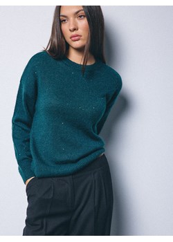 Mohito - Butelkowy sweter z moherem - ciemny zielony ze sklepu Mohito w kategorii Swetry damskie - zdjęcie 187669228