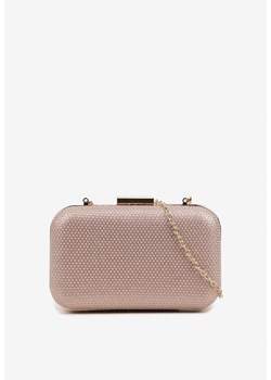 Szampańska Torebka Kopertówka Ozdobiona Brokatem Nerionea ze sklepu born2be.pl w kategorii Kopertówki - zdjęcie 187669819