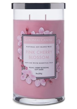 Colonial Candle Świeca zapachowa &quot;Pink Cherry Blossom&quot; - 510 g ze sklepu Limango Polska w kategorii Świece i dyfuzory - zdjęcie 187669847