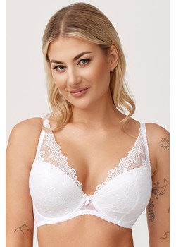 Biustonosz półusztywniany Azal Wera biały ze sklepu kontri.pl w kategorii Biustonosze - zdjęcie 187670529