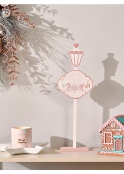 Sinsay - Dekoracja świąteczna w kształcie latarni - różowy ze sklepu Sinsay w kategorii Dekoracje bożonarodzeniowe - zdjęcie 187671448
