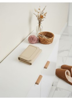 Sinsay - Gładki portfel na zatrzask - kremowy ze sklepu Sinsay w kategorii Portfele damskie - zdjęcie 187671459