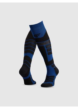 Męskie skarpety narciarskie 4F 4FWAW25UFSOM236 - granatowe ze sklepu Sportstylestory.com w kategorii Skarpetki męskie - zdjęcie 187671577