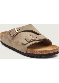 Birkenstock Klapki Zürich LEVE | narrow fit | zamsz ze sklepu Gomez Fashion Store w kategorii Klapki damskie - zdjęcie 187672605