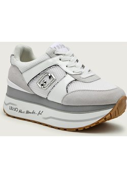 Liu Jo Sneakersy MAXI WONDER 02 - SNEAKE | zamsz ze sklepu Gomez Fashion Store w kategorii Buty sportowe damskie - zdjęcie 187672717