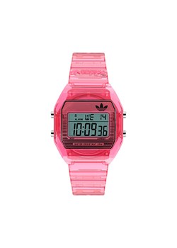 Zegarek adidas AO Street Digital Two Crystal AOST25540 Różowy ze sklepu eobuwie.pl w kategorii Zegarki - zdjęcie 187672747