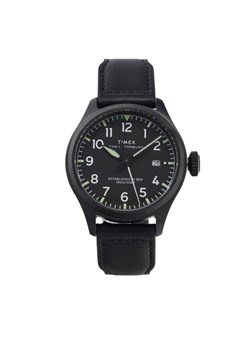 Timex Zegarek Waterbury Ace TW2Y18900 Czarny ze sklepu MODIVO w kategorii Zegarki - zdjęcie 187673295