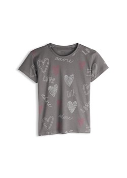 GATE Bawełniana koszulka z nadrukiem 5Y ze sklepu gateshop w kategorii Bluzki dziewczęce - zdjęcie 187673928