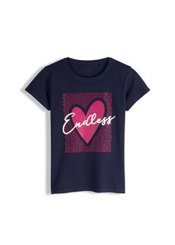 GATE Bawełniana koszulka z nadrukiem 6Y ze sklepu gateshop w kategorii Bluzki dziewczęce - zdjęcie 187673946