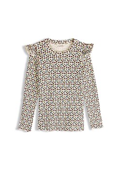 GATE Prążkowana koszulka z nadrukiem 5Y ze sklepu gateshop w kategorii Bluzki dziewczęce - zdjęcie 187674029