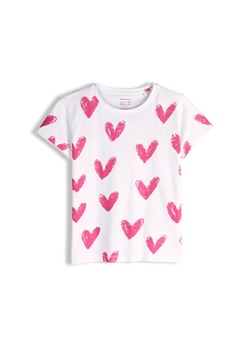 GATE Bawełniana koszulka z nadrukiem 5Y ze sklepu gateshop w kategorii Bluzki dziewczęce - zdjęcie 187674275